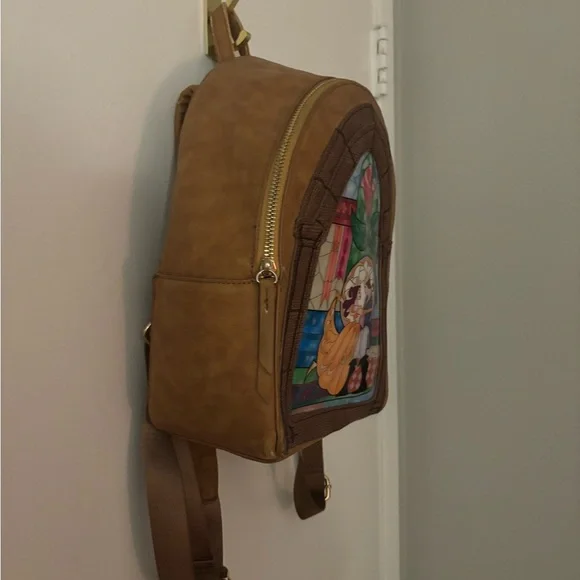 Danielle Nicole x Disney Brown Leather Backpack - Picture 2 of 3